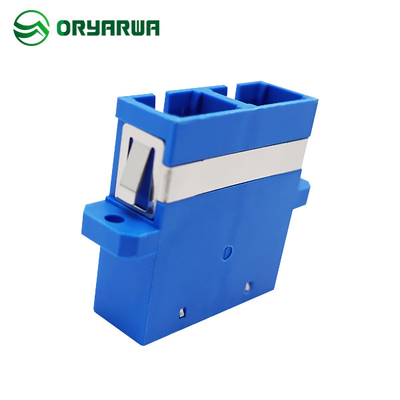 One Piece Type PC SC Duplex Adapter Multimode For CATV Networks