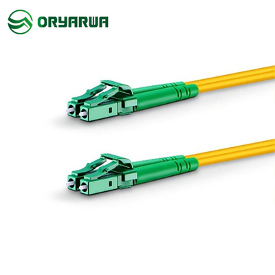 LC APC đến LC APC Duplex Fiber Optic Single Mode Patch Cord