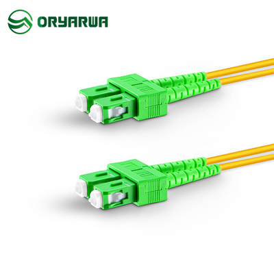 SC APC đến SC APC Dây nối một chế độ song công LSZH PVC
