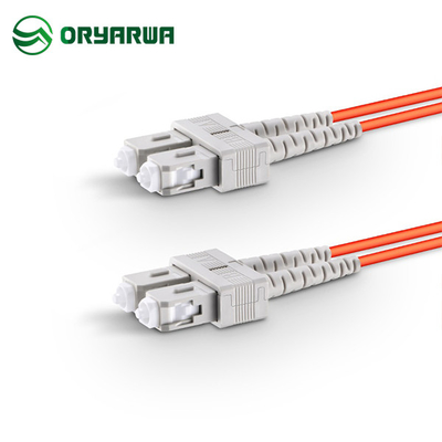 SC UPC đến SC UPC Dây cáp quang đa chế độ song công OM2
