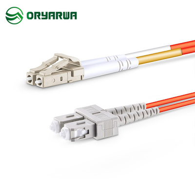 LC UPC đến SC UPC OM2 Bộ nhảy đa sợi quang song công